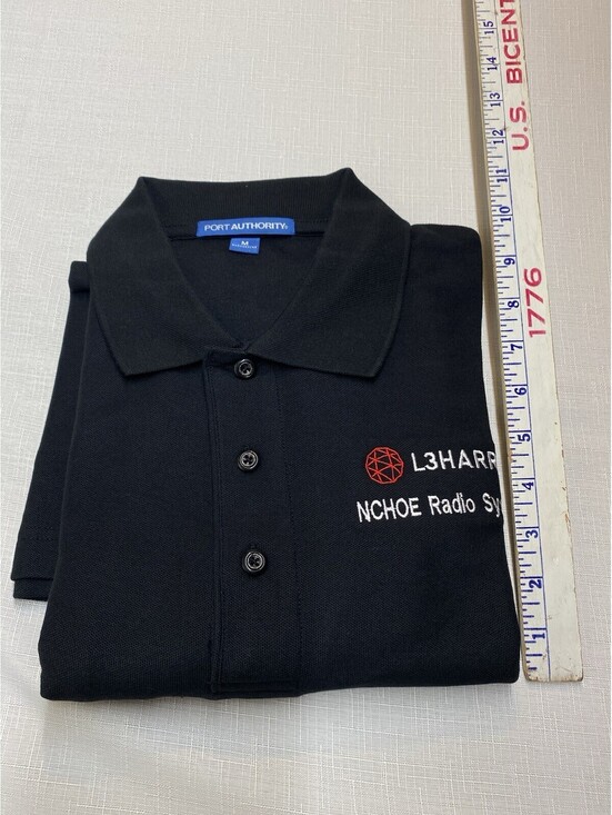 Port Authority Other - Port Authority® EZCotton™  Polo Medium Black NEW!!! Logo Radio Systems